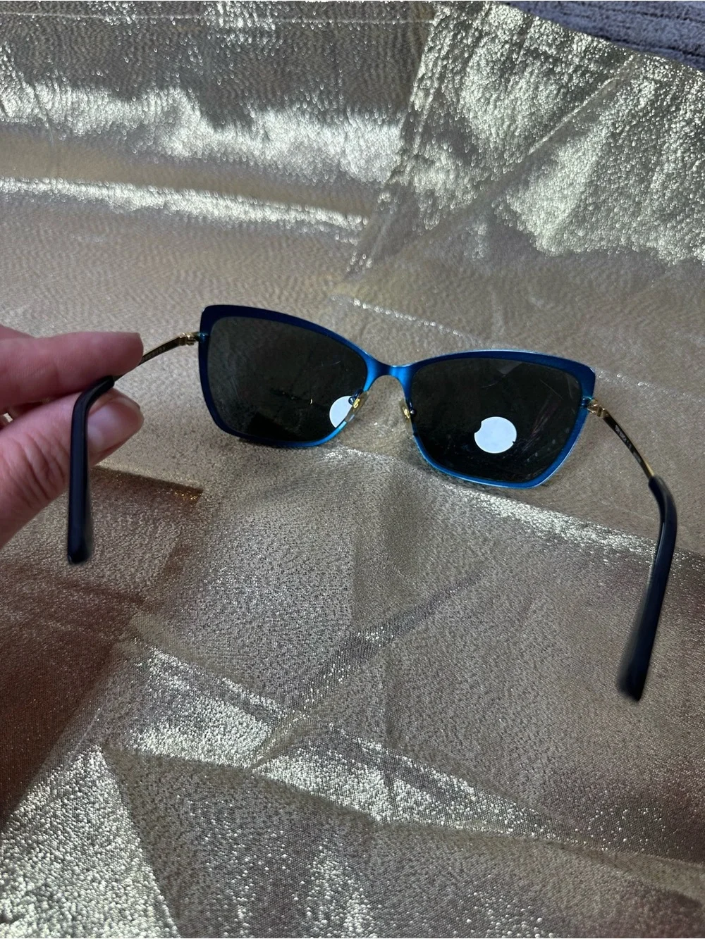Tory Burch Women’s Blue Frame Sunglasses NO CASE